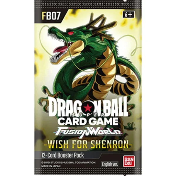 Dragonball Fusion World: Wish for Shenron Booster Pack